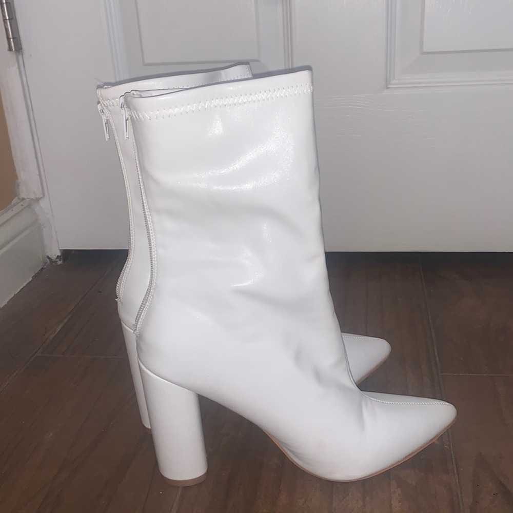 White booties